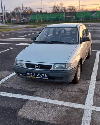 samochody osobowe Opel Astra cena 2500 przebieg: 153897, rok produkcji 1999 z Warszawa